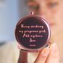 Personalised Bridesmaid Compact Mirror, thumbnail 2 of 7