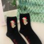 Three Pack Of Christmas Bear And Snowman Socks In Box, thumbnail 4 of 5