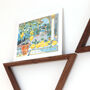Wooden Triangle Frame With Tube, thumbnail 7 of 7