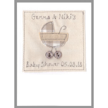 Personalised New Baby Girl Card, 8 of 12