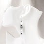Silver Plated Tower Earrings, thumbnail 5 of 7