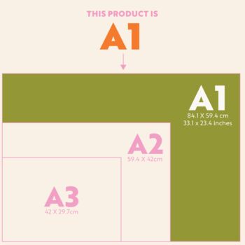 2027 Large A1 Year Wall Planner | Landscape | Pastel, 4 of 5