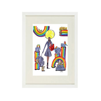 Rainbow Fashionista Limited Edition Print, 2 of 4