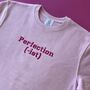 Personalised Embroidered Large Word Chest Sweatshirt, thumbnail 2 of 4