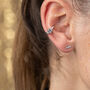 Audrey Set Of Three Single Earrings, thumbnail 4 of 5