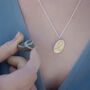 Pebble Initial Necklace, thumbnail 6 of 12