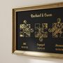 Wedding Anniversary Gifts For Couples Gold Milestones Print, thumbnail 9 of 12