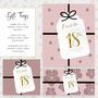 Gold Foiled Personalised Gift Tags, thumbnail 3 of 8