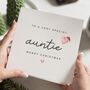 Personalised Auntie Christmas Card, thumbnail 1 of 7