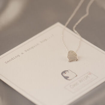 Penguin Sterling Silver Necklace, 4 of 12