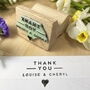 Personalised Thank You Rubber Stamp, thumbnail 1 of 8