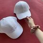 Wifey Personalised Embroidered Cap, thumbnail 8 of 10