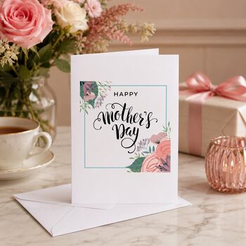 Mother’s Day Flower Wreath Card, 5 of 7