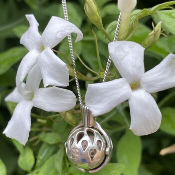 18' Solid Silver Natural Scent Pendant Set, 5 of 9