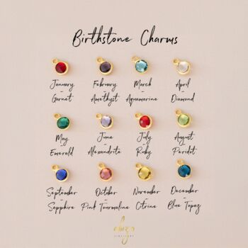 Family Ring And Birthstone Necklace, 3 of 10