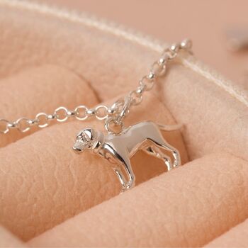 Personalised Labrador Silver Chain Bracelet, 2 of 11
