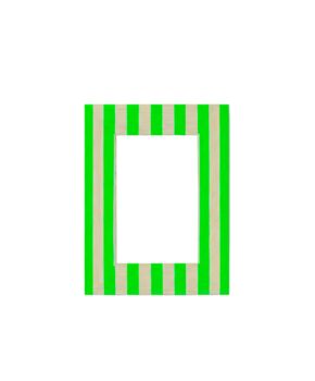 Upcycled Hand Painted Stripe Eco Wooden Photo Frame, 8 of 12