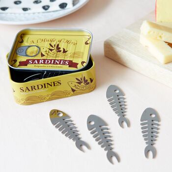 Sardine Cocktail Pics Picnic Forks, 2 of 3