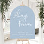 Arched Wedding Sign With Quote, thumbnail 1 of 5