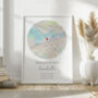 Welcome To The World Personalised Map Print New Baby Gift, thumbnail 5 of 11