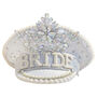 Rhinestone And Pearl Embellished Bride Hen Party Hat, thumbnail 3 of 4