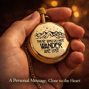 Personalised The Navigator Pocket Watch With Wooden Box Or Leather Case, 9 of 12