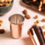 Copper Tray And Set Of Six Of Shot Glasses Set, thumbnail 2 of 9