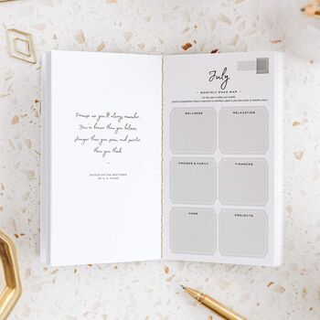 Ponderlily® Monthly Planner 2023, Stone, 4 of 4