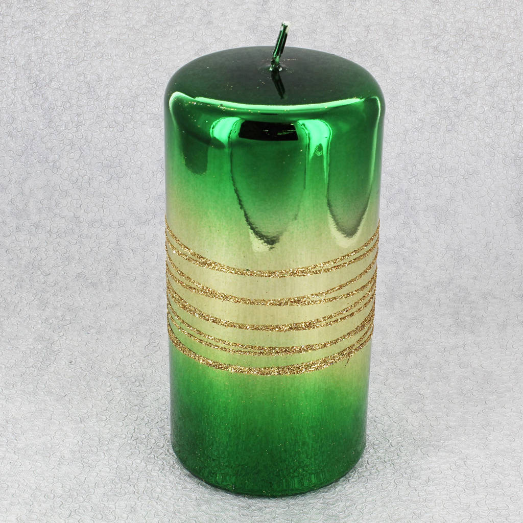 Aqua Green Glass Effect Candles By G Decor By G Decor