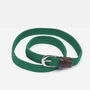 Green Ladies Woven Stretch Belt, thumbnail 2 of 2