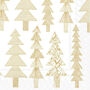 Gold Christmas Tree Luncheon Napkins Set Of 20, thumbnail 5 of 5