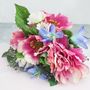 Wild Everlasting Peony And Garden Flowers Bouquet, thumbnail 4 of 4