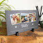 Personalised Memorial Photo Slate With Stand 25 X 15cm, thumbnail 2 of 5