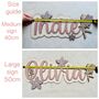 Large Wooden Name Sign For Kids Bedroom Personalised, thumbnail 7 of 12