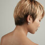 Medium Hoop Earring Silver, thumbnail 2 of 3