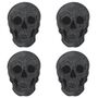 Set Of Four Skull Coasters, thumbnail 3 of 3