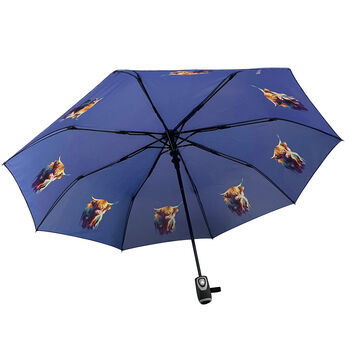 Highland Cow Print Umbrella, 4 of 5