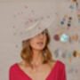 Polkadot Boater Hat For Special Occasions 'Bonbon', thumbnail 7 of 7