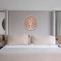 Circular Tree Of Life Wooden Art: Elegance Room Decor, thumbnail 5 of 9