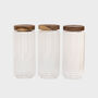 Refillable Wooden Lid Storage Jar 1000ml, thumbnail 3 of 3