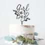 Girl Or Boy Baby Shower Cake Topper, thumbnail 1 of 5