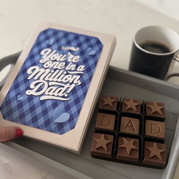One In A Million Dad Chocolate Card, 2 of 4
