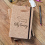 Personalised 'Silly Sausage' Cork Notebook, thumbnail 1 of 5