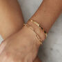 Paperclip Chain Bracelet 18ct Gold Vermeil Plated, thumbnail 1 of 3