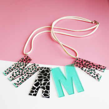 Leopard Print Mama Necklace, 9 of 12