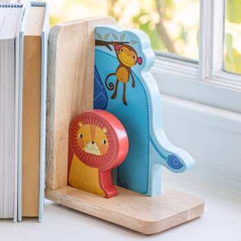 Personalised Jungle Animal Bookends, 3 of 3