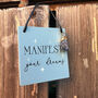 Manifest Your Dreams Mini Hanging Sign With Sodalite, thumbnail 3 of 4