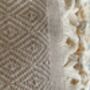 Diamond Design Cream Sofa Throw, thumbnail 8 of 10