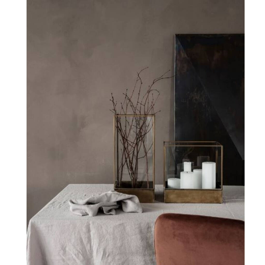 Display Box In Antique Brass, Large By Maitri