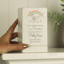 Personalised Child Memorial Urn With Rainbow, thumbnail 4 of 7